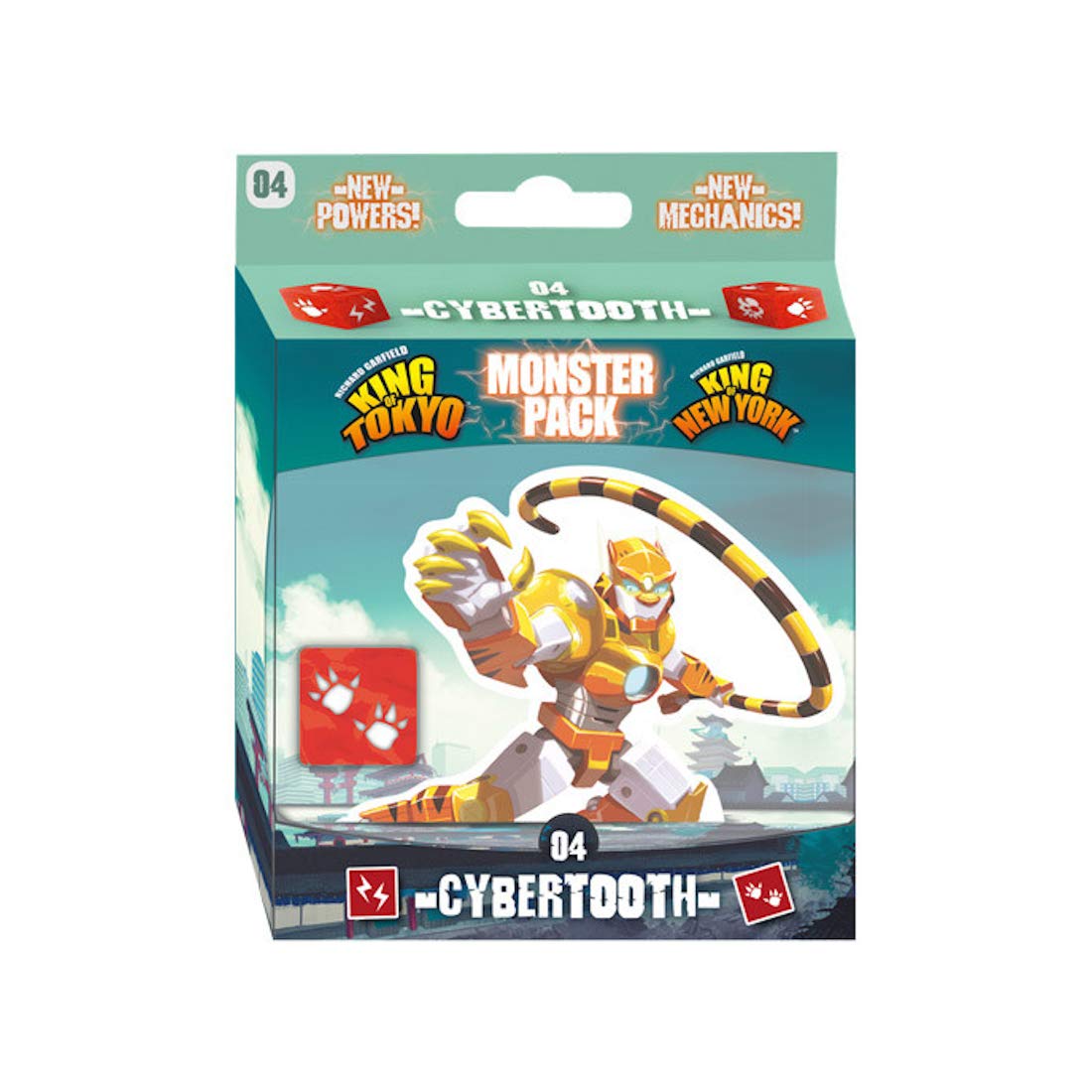 IELLO Cybertooth robot form ready for epic King of Tokyo battles