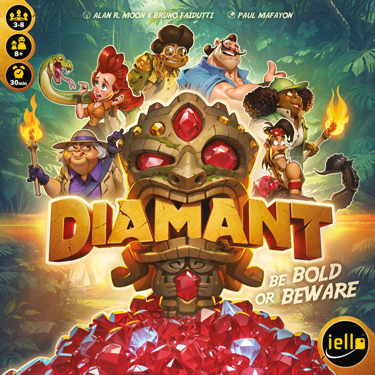 IELLO Diamond New Edition box front, durable components for family play