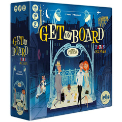 IELLO Get On Board Paris and Rome cover art with night city lights suggesting strategic play
