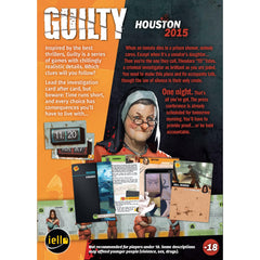 IELLO Guilty: Houston 2015 game board area highlights cooperative play.