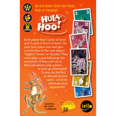 IELLO Hula Hoo open cards illustrate easy strategy for beginners.