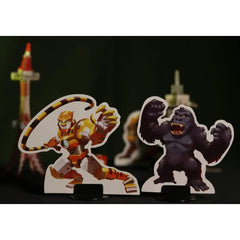 IELLO gameplay scene with King Kong amid urban chaos.