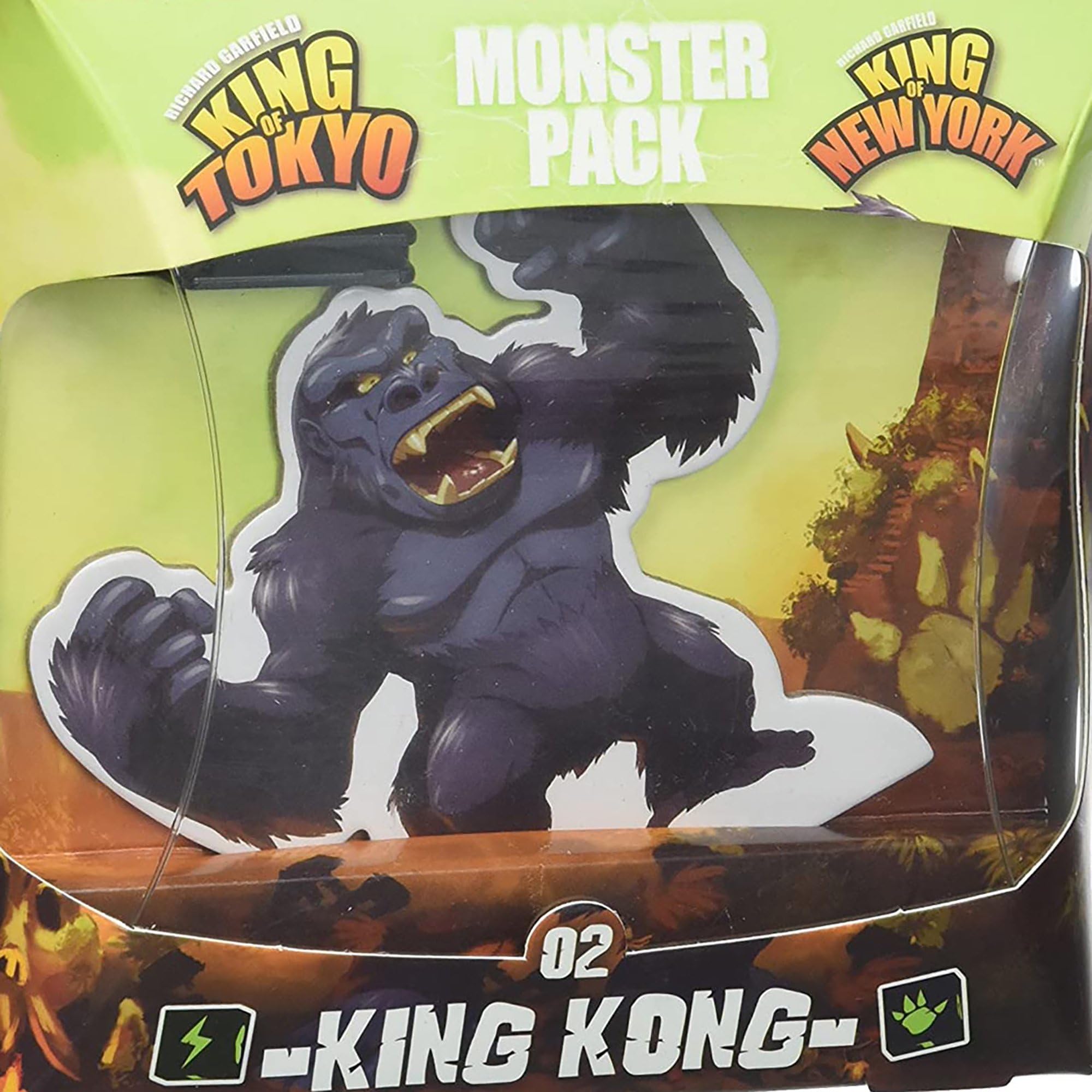IELLO King Kong standee emphasizes the new monster on the board.