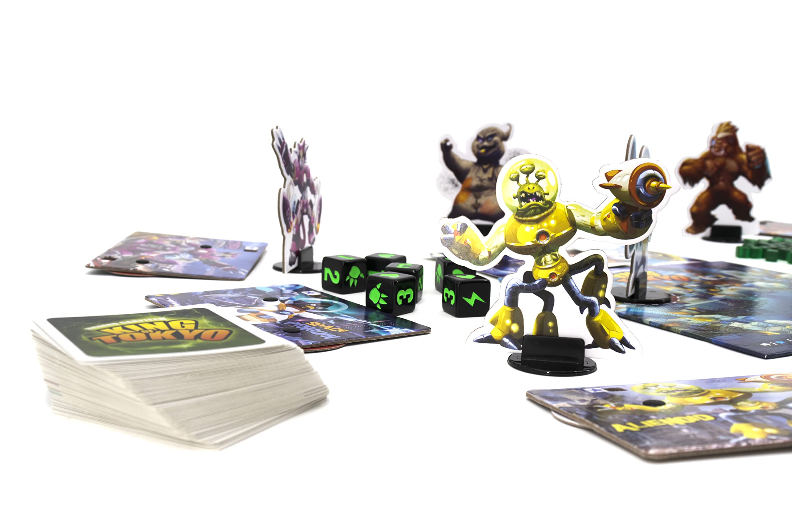 IELLO King of Tokyo monster roster—chaotic multiplayer fun.