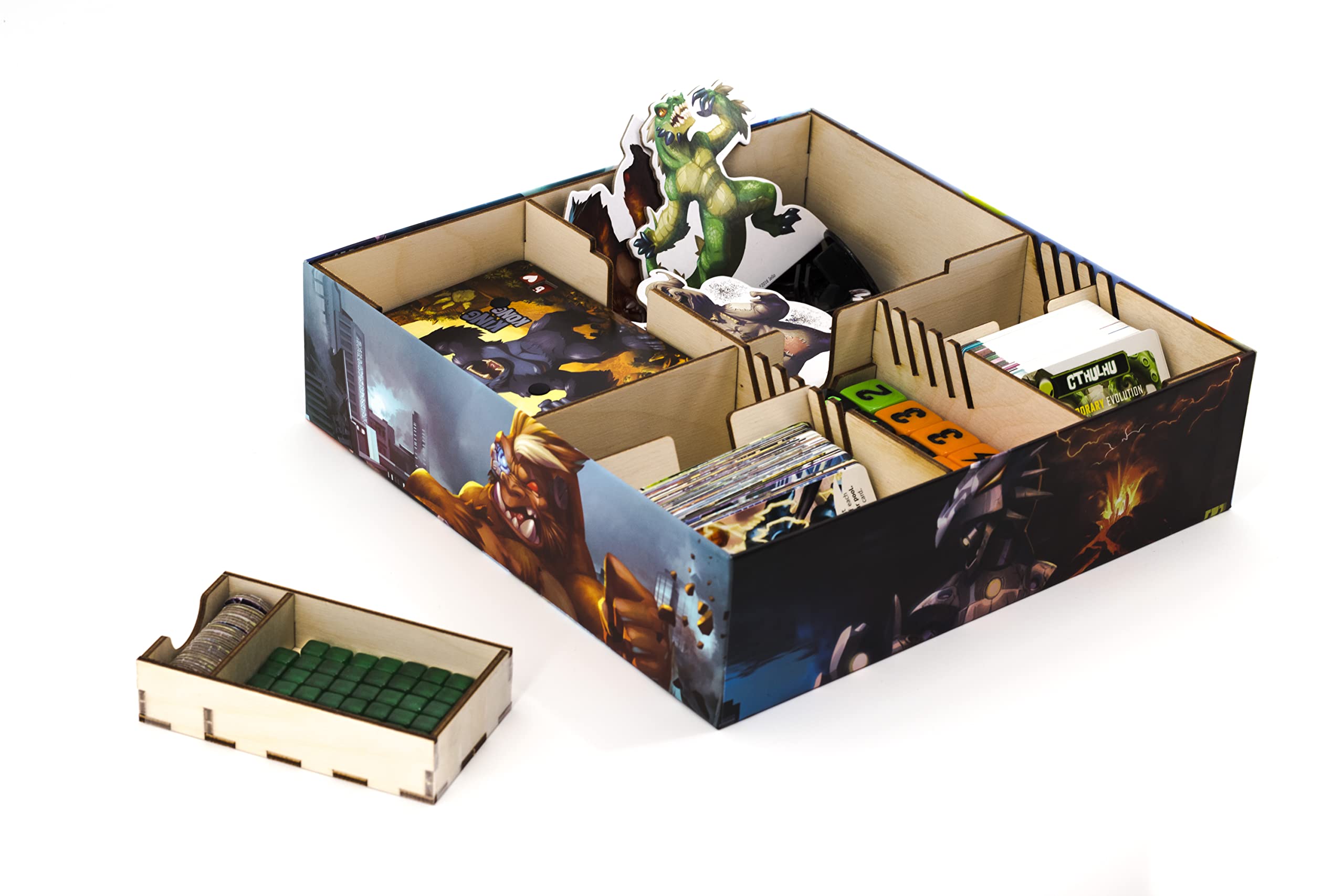 IELLO King of Tokyo new artwork cards—clearer rules at a glance.