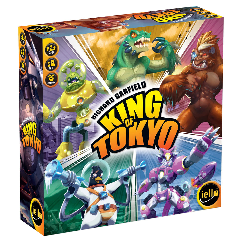 IELLO King of Tokyo space penguin in the box, ready for quick setup and big battles.