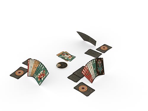 IELLO Prophecy Mayan calendar cards showcase strategic betting during play.
