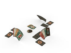 IELLO Prophecy Mayan calendar cards showcase strategic betting during play.