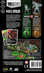 IELLO Unmatched Robin Hood vs Big Foot deck cards showcase unique moves for dynamic duels.