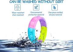IERKEIE pop bubble wristbands on-wrist demonstrate easy wear and tactile popping for focus