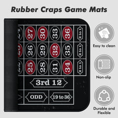 iEsstros Ready-to-play mat unfolds instantly for quick game nights