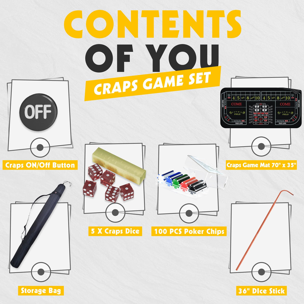 iesstros craps dice five-pack enhances authentic casino-style play.