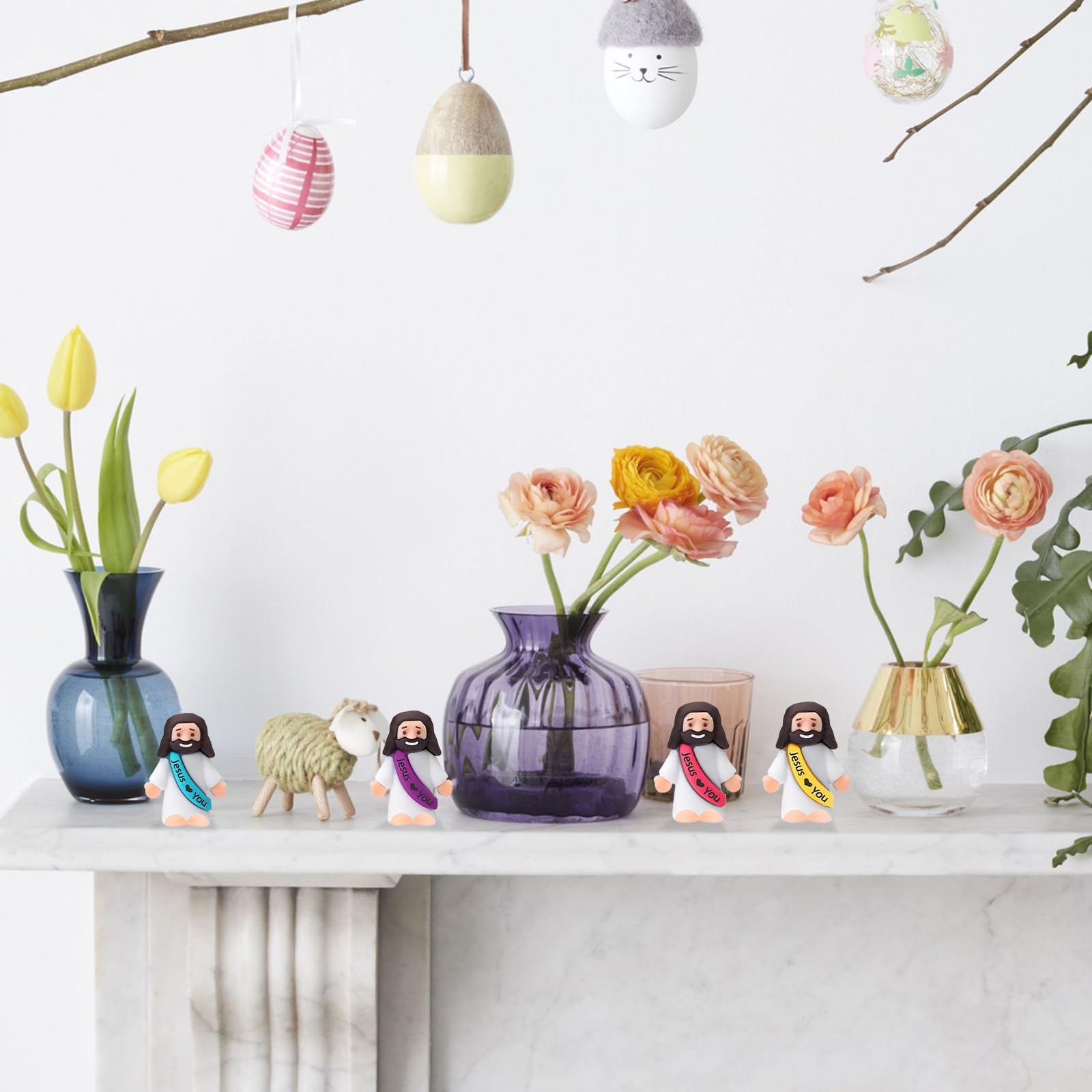 IEUHDKWL mini Jesus figures ideal bulk gift options for churches and schools