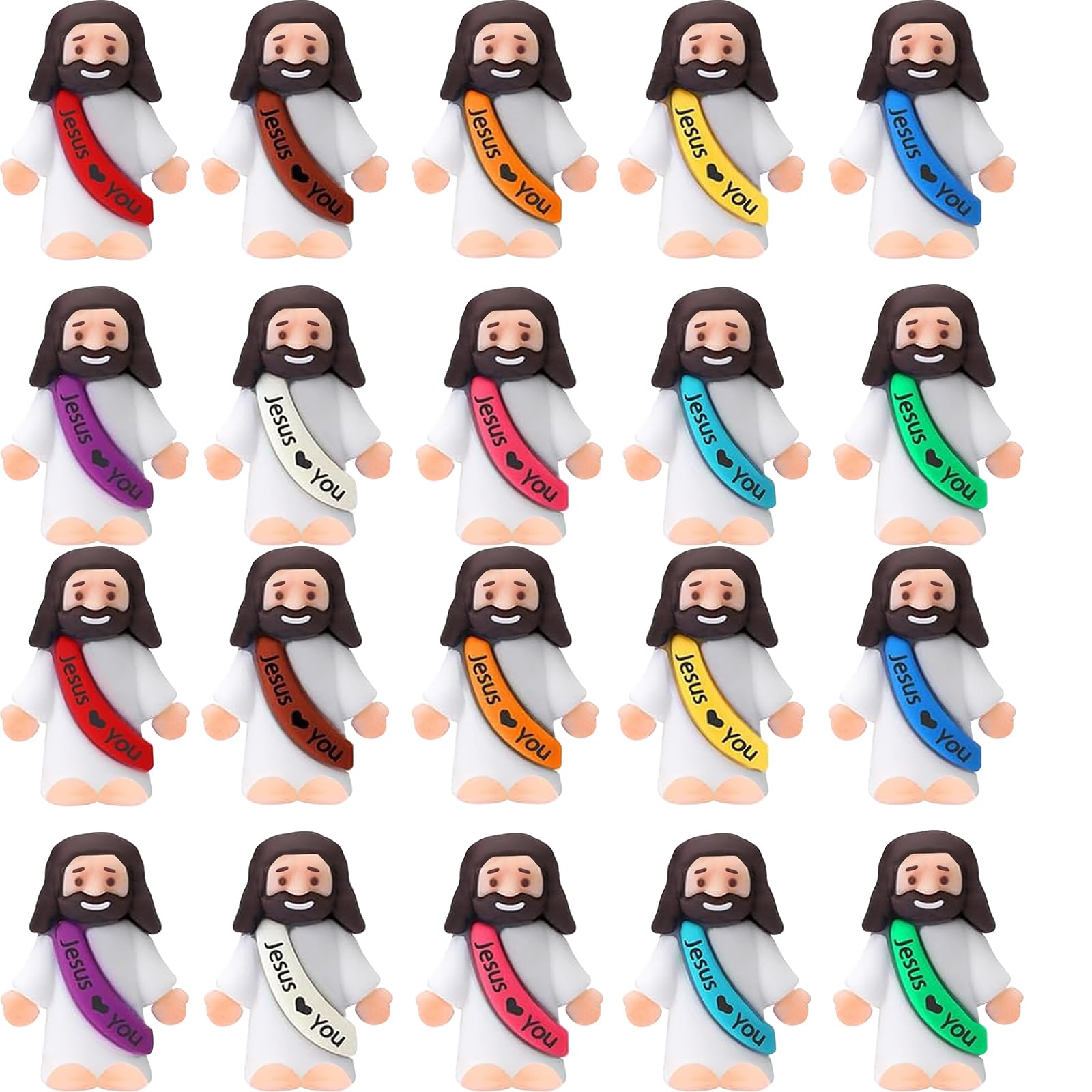IEUHDKWL mini Jesus figures for Easter gifts add meaningful decoration and joy