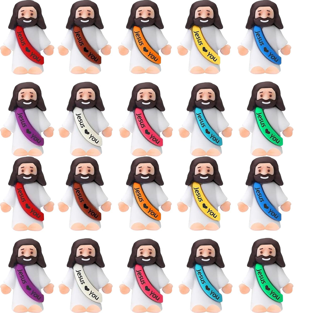 IEUHDKWL mini Jesus figures for Easter gifts add meaningful decoration and joy