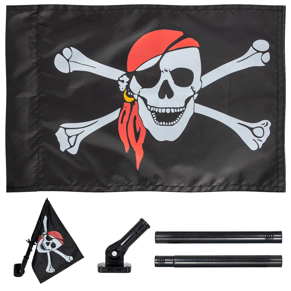 ifeolo outdoor pirate flag bracket attachment for secure mounting