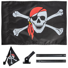 ifeolo outdoor pirate flag bracket attachment for secure mounting