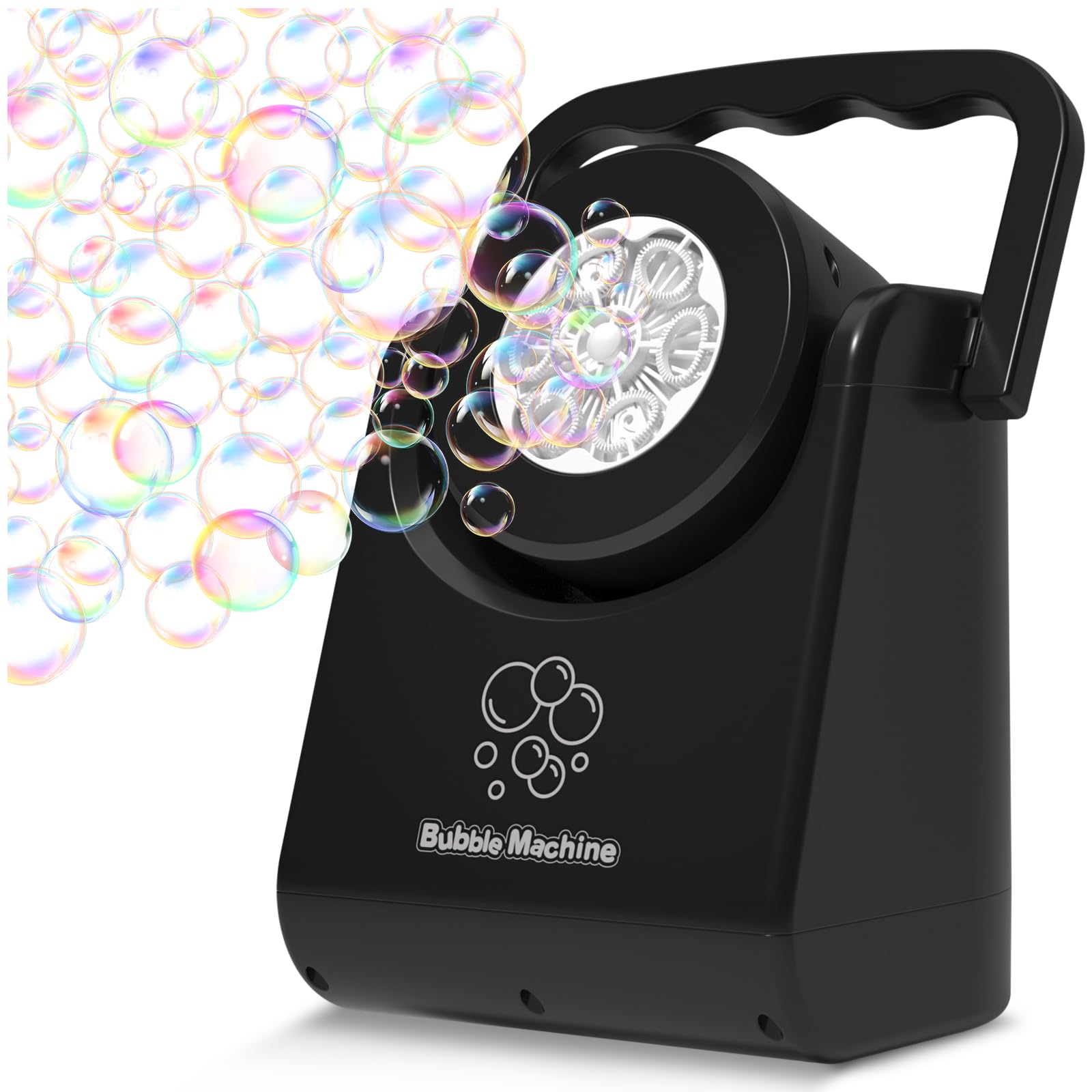 IFLOVE Bubble Machine with adjustable angle enables versatile playtime at parties