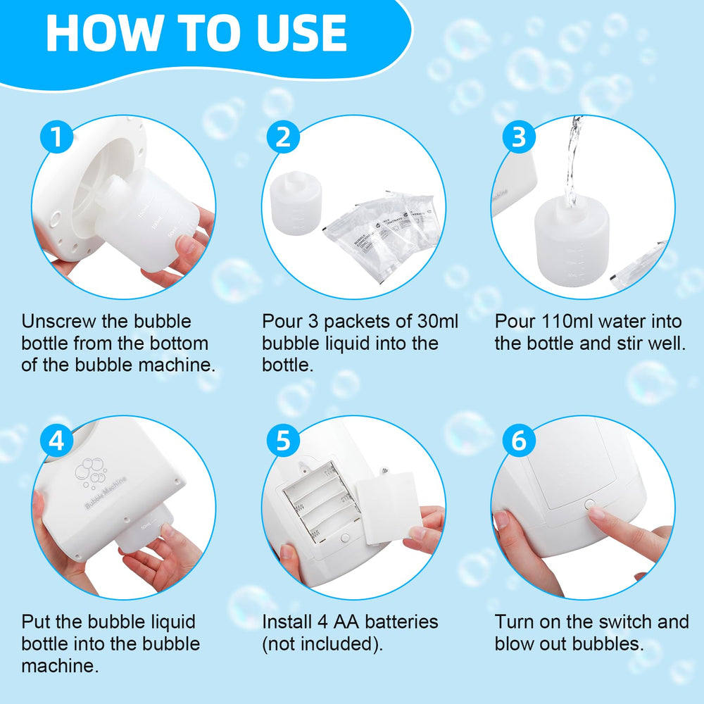 IFLOVE bubble machine carry handle for easy transport