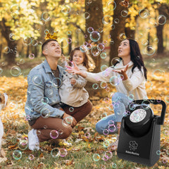 IFLOVE Bubble Machine easy operation for kids and parents