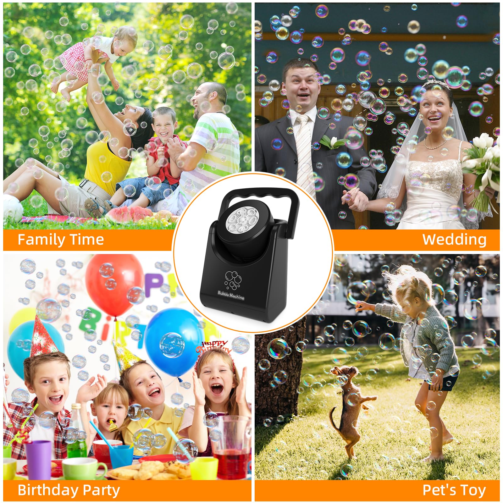IFLOVE Bubble Machine kid-friendly gift for indoor and outdoor fun