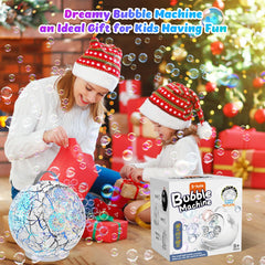 IFLOVE bubble machine offers multi-outlet options for customizable bubble levels