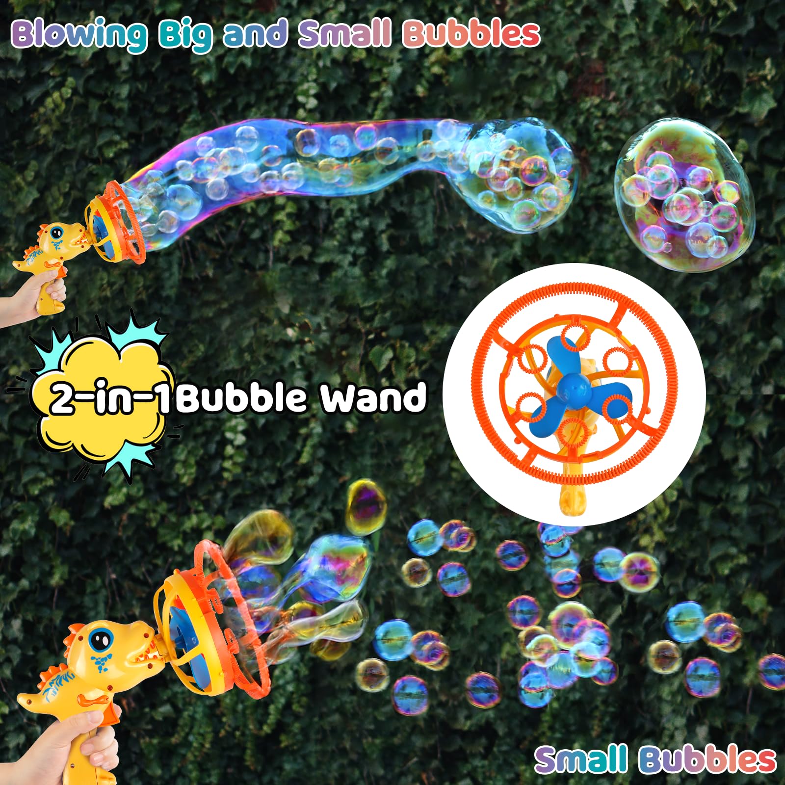 IFLOVE Bubble solution dish yellow; quick-dip setup for steady bubbles