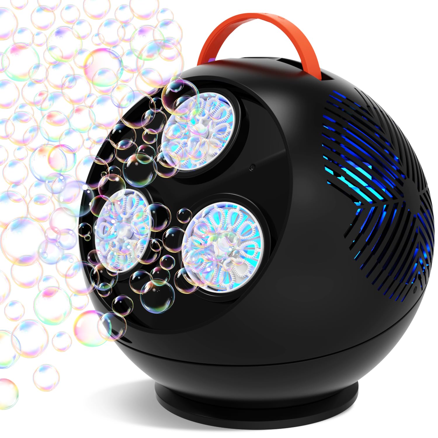 IFLOVE bubble sphere with colorful rotating lights for magical outdoor fun.