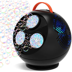 IFLOVE bubble sphere with colorful rotating lights for magical outdoor fun.