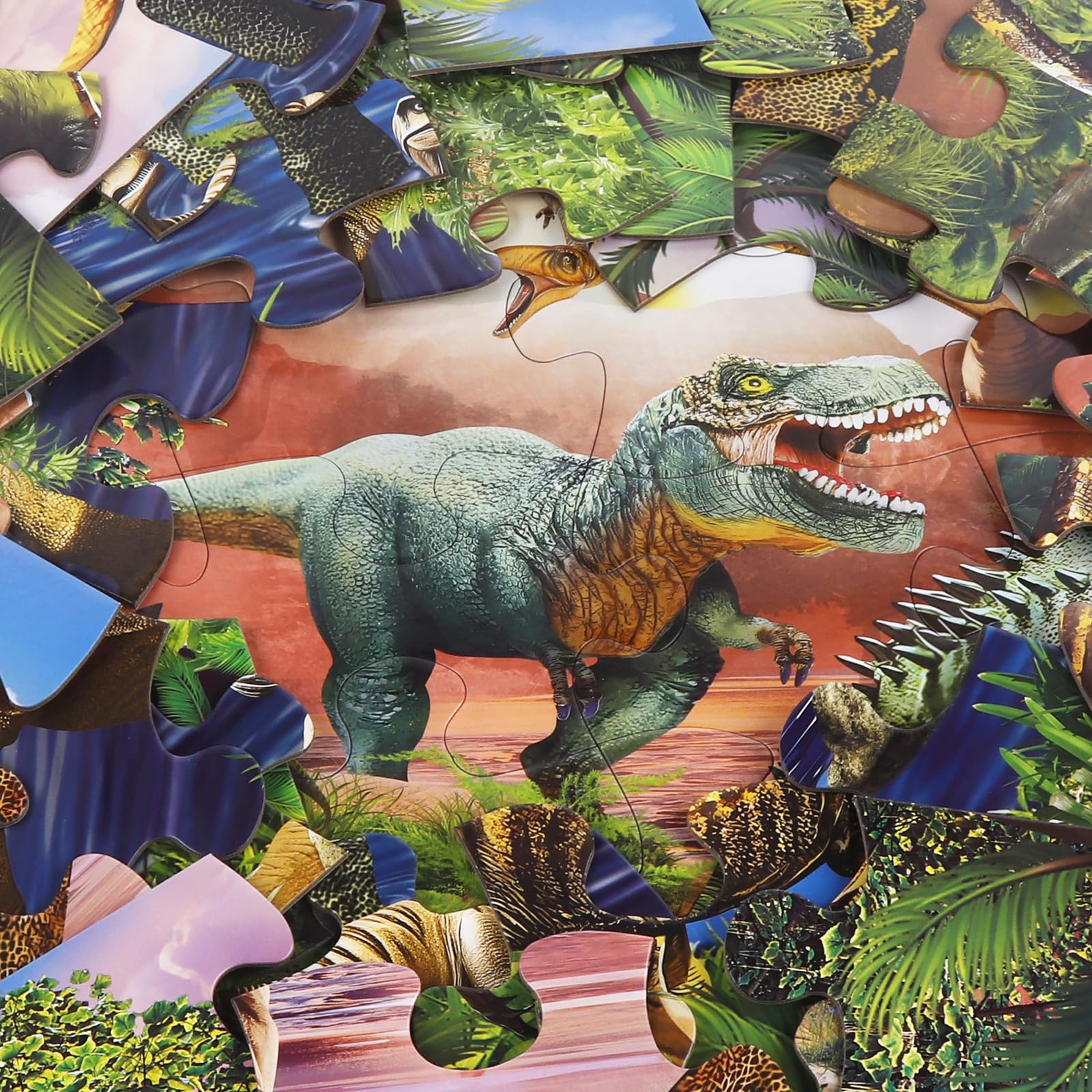 IFLOVE dinosaur family waterfall scene invites exploration and storytelling