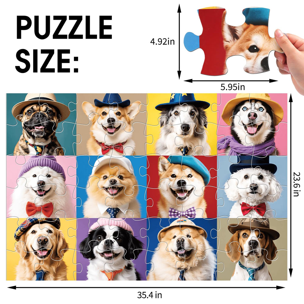 IFLOVE durable cardboard puzzle endures frequent assembly by preschoolers.