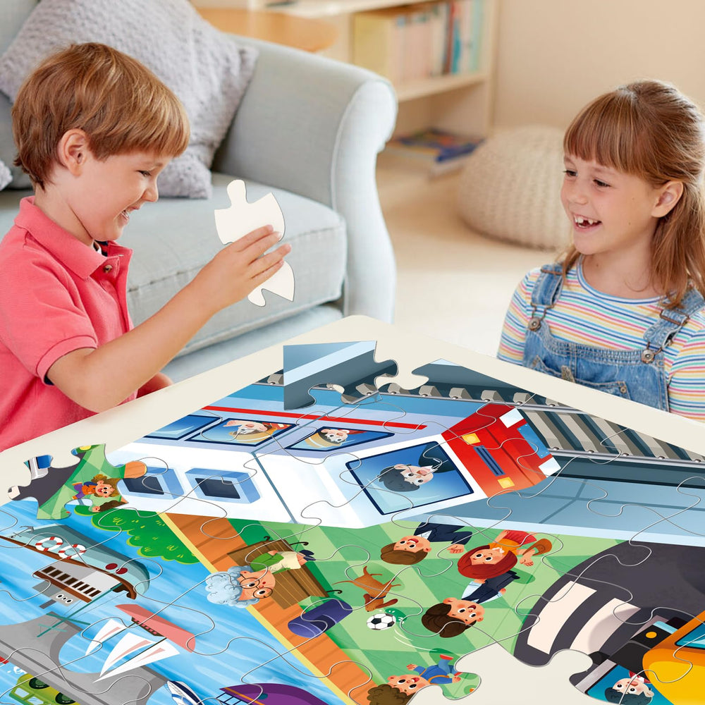 IFLOVE educational puzzle supports early cognitive skills and hand-eye coordination.