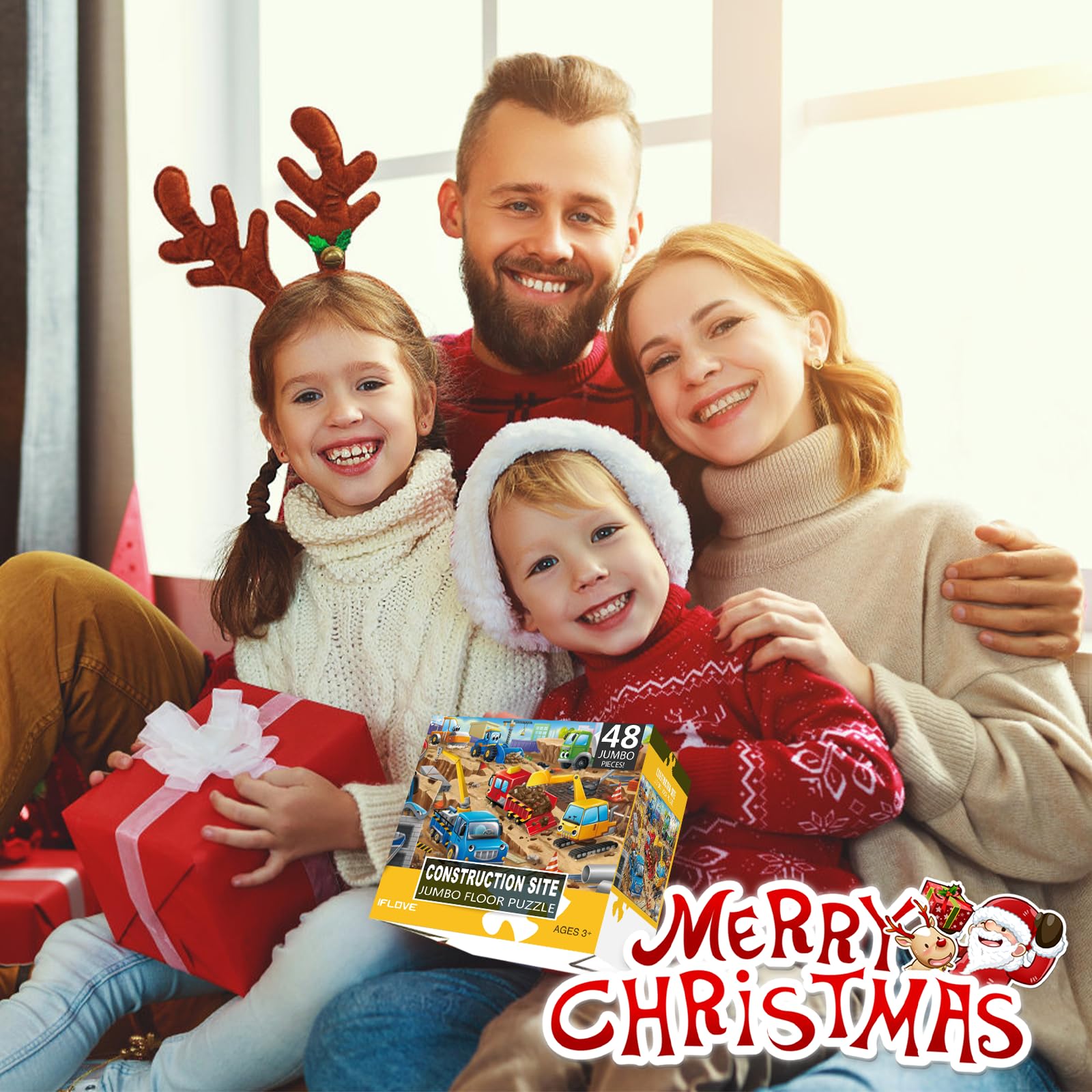 IFLOVE family-friendly puzzle activity invites sharing and bonding during playtime.