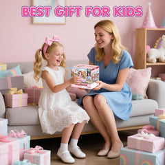 IFLOVE gift-ready princess puzzle pack, ideal for preschool gift-giving and family fun.