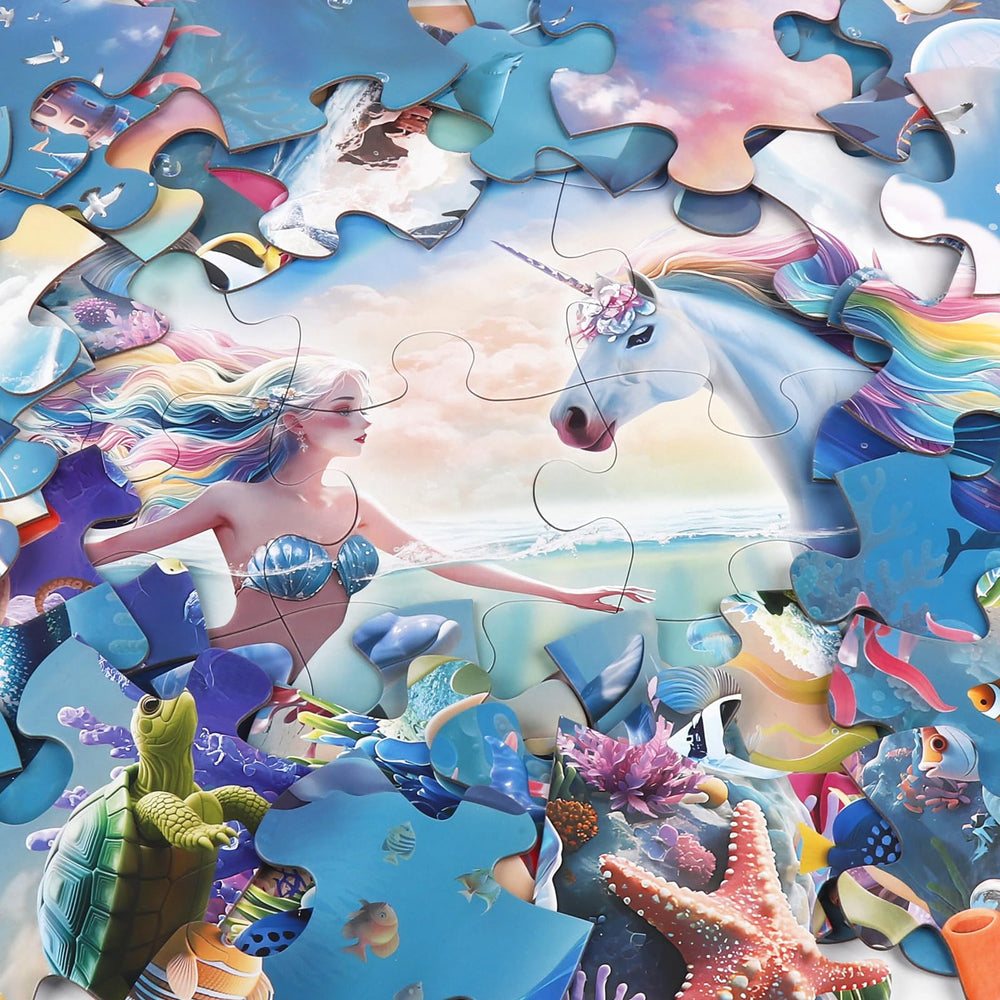 IFLOVE puzzle uses child-safe coating for durable, easy-to-clean play sessions