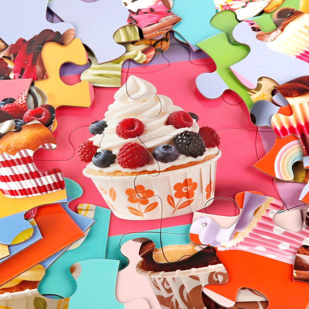 IFLOVE Jumbo Floor Puzzle closeup showing rounded edges for safe toddler play.