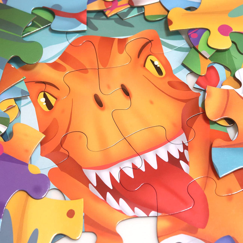 IFLOVE completed dinosaur scene shows vivid colors for visual recognition.