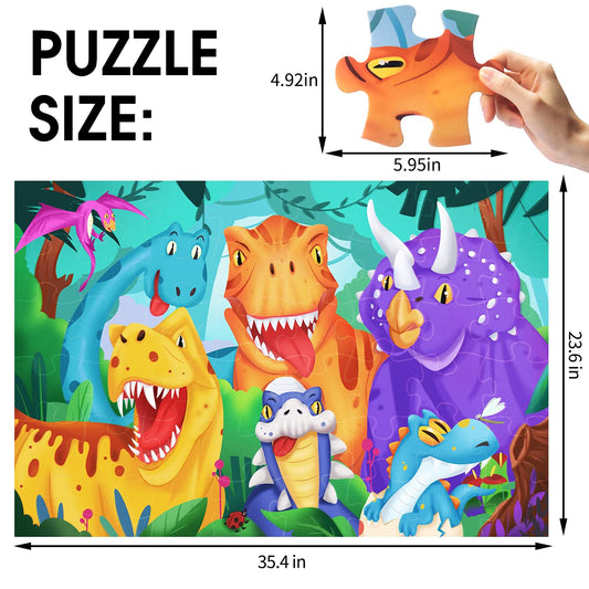 IFLOVE puzzle pieces spread on the floor encourage collaborative problem solving.