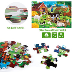IFLOVE puzzle materials: durable cardboard and non-toxic inks ensure lasting color.