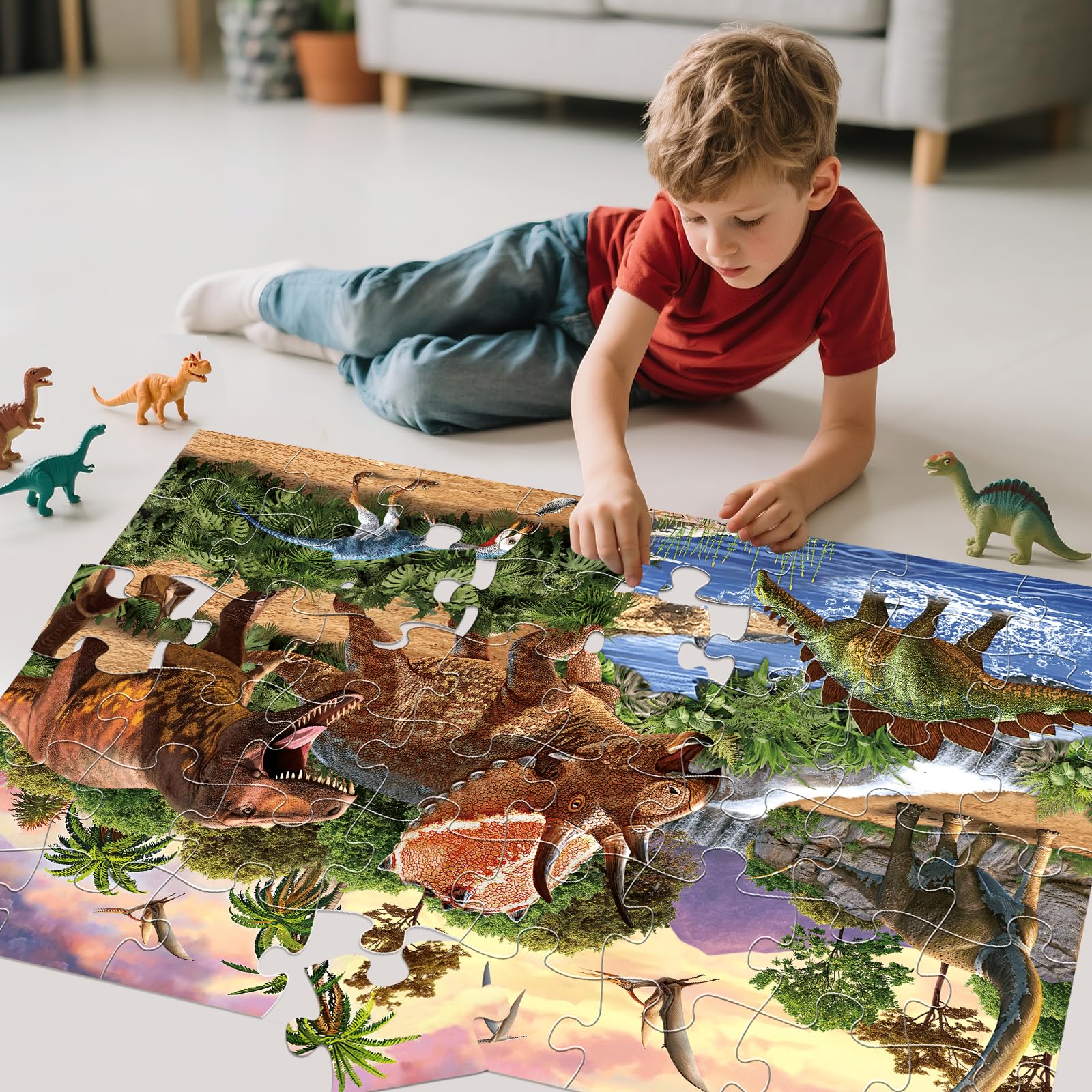 IFLOVE dinosaur puzzle makes a thoughtful gift for birthdays and holidays.