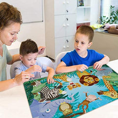 IFLOVE Jumbo Floor Puzzle encourages family play during gatherings