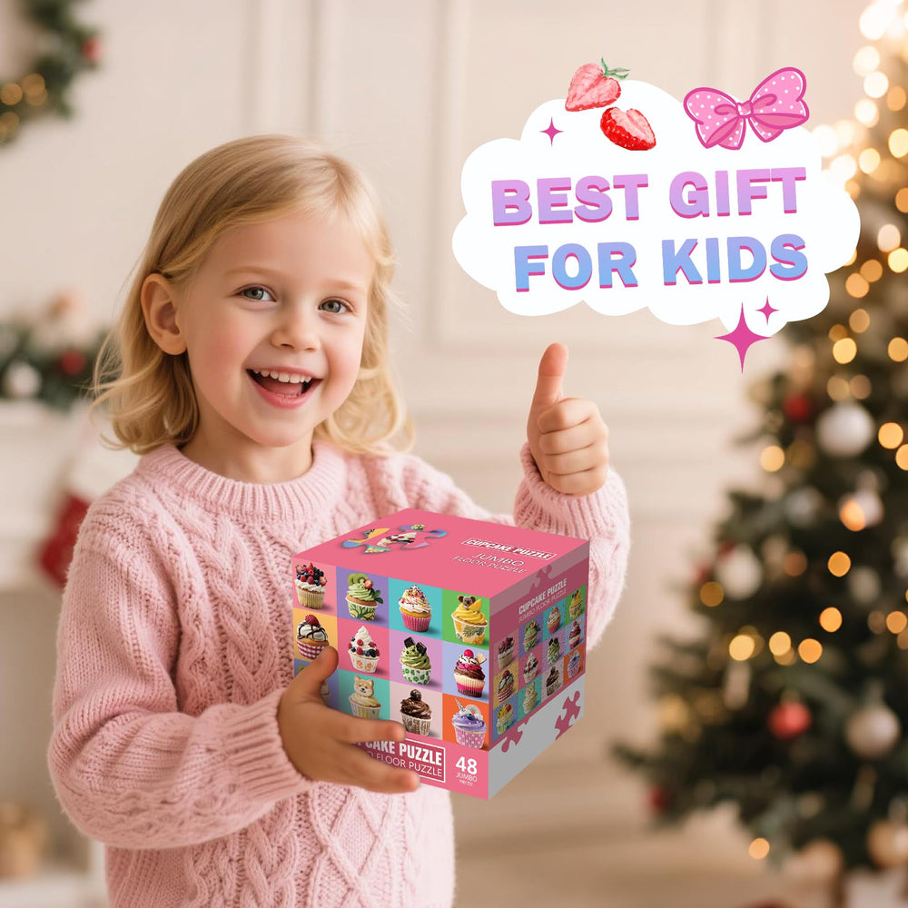 IFLOVE Jumbo Floor Puzzle gift-ready packaging for birthdays.