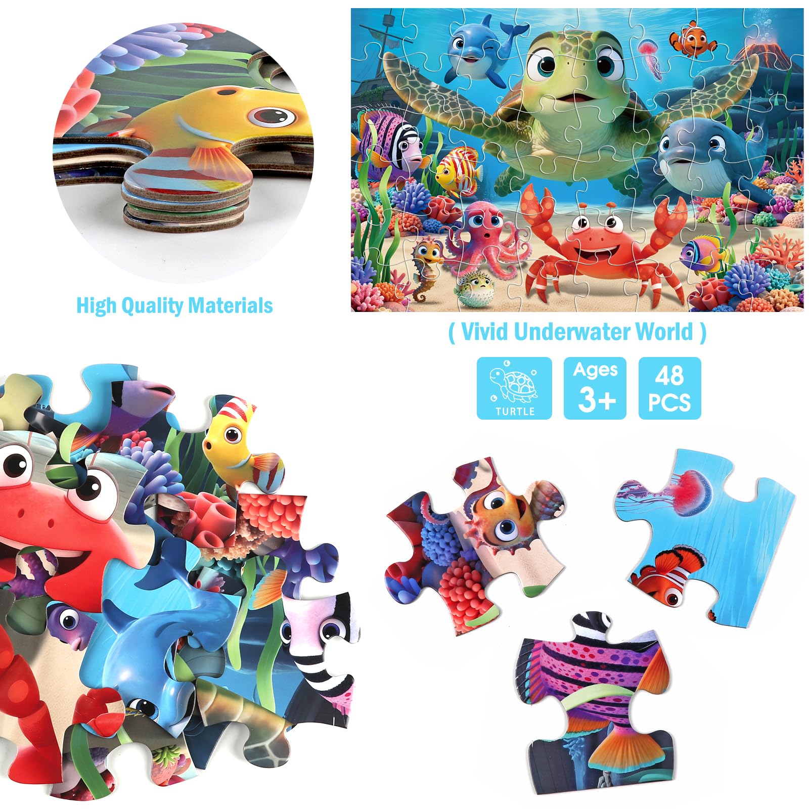 IFLOVE jumbo floor puzzle large assembly area promotes family bonding and collaborative problem solving