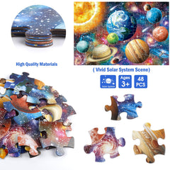 IFLOVE jumbo floor puzzle planet Mercury image supports early astronomy exploration during play.