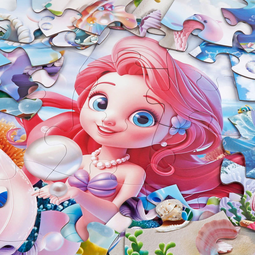 IFLOVE jumbo floor puzzle sea creatures encourages exploration and fine motor skills
