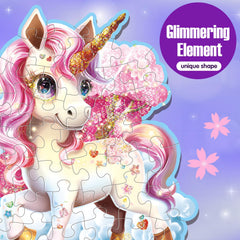 IFLOVE shimmery-unicorn-detail piece adds visual sparkle during playtime