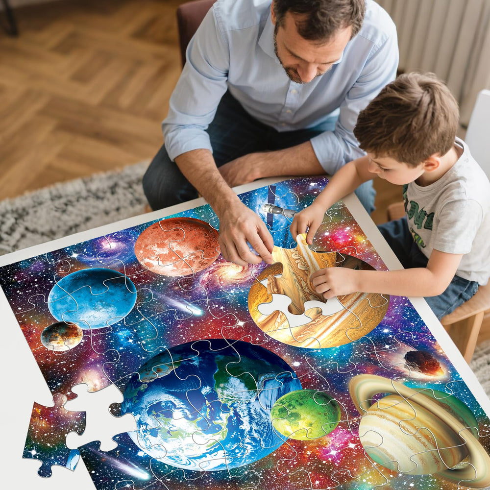 IFLOVE jumbo floor puzzle stars scene invites imaginative play and cosmic wonder.