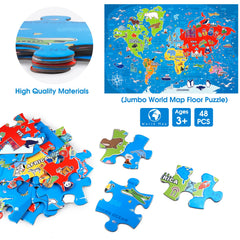 IFLOVE jumbo puzzle ideal for family gatherings and learning