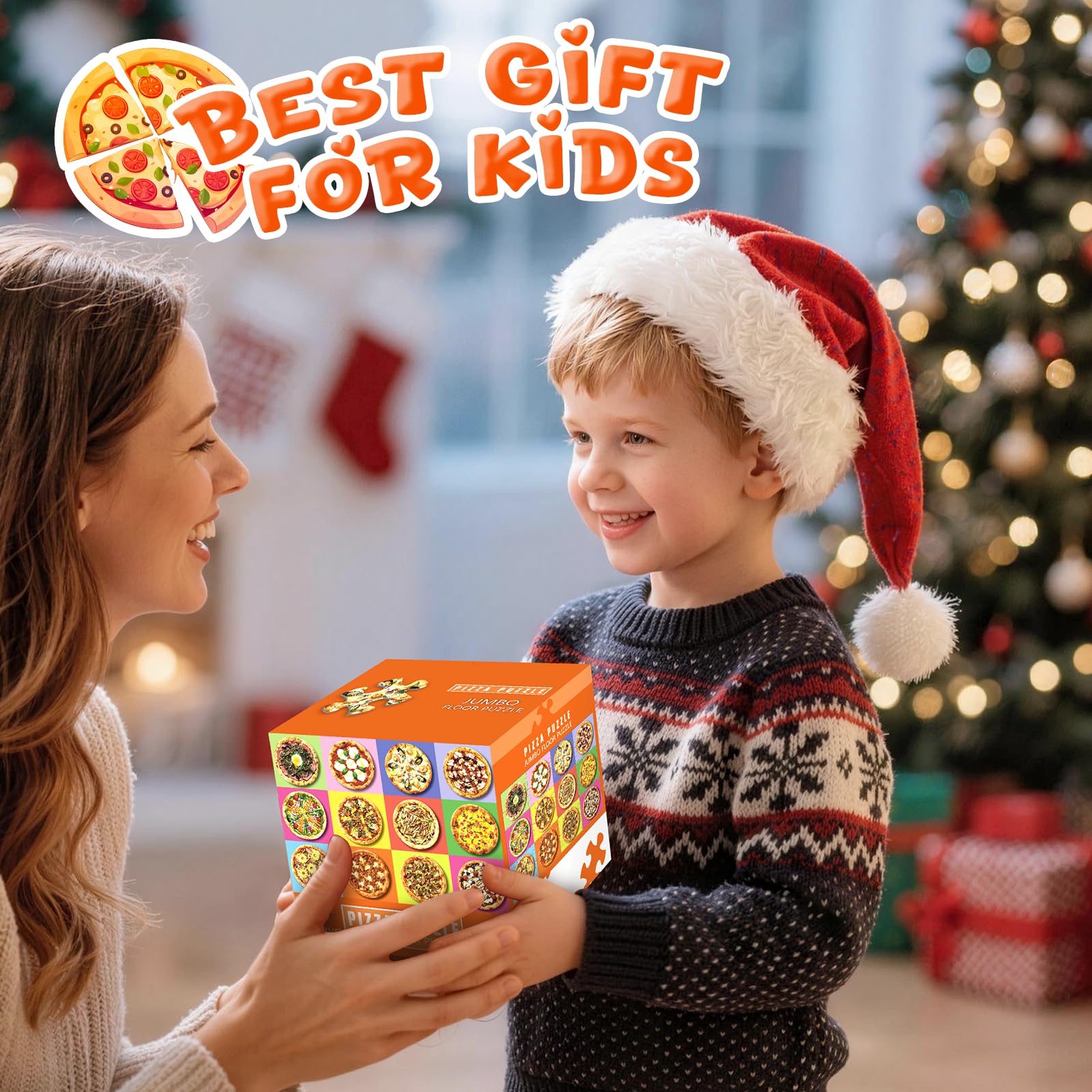IFLOVE pizza puzzle makes a thoughtful gift for birthdays and holidays.