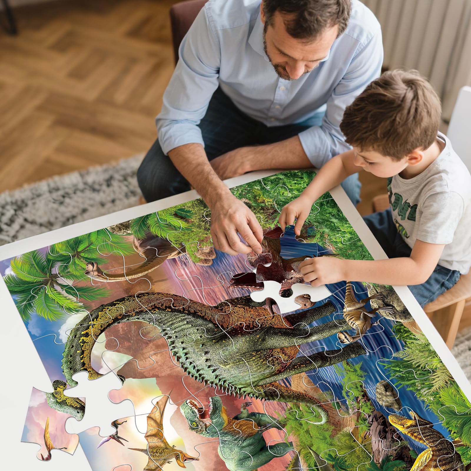 IFLOVE puzzle building boosts hand-eye coordination and early color recognition